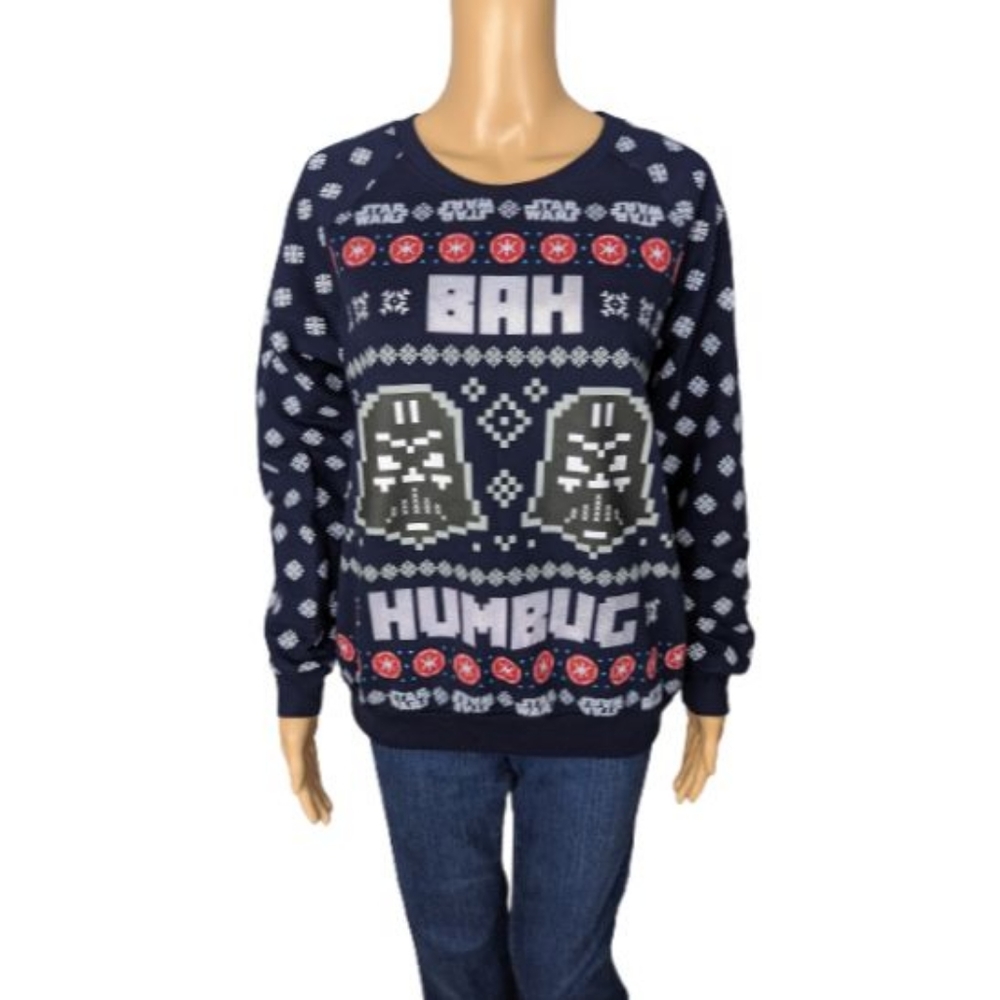 Star Wars Bah Humbug Christmas Sweatshirt L